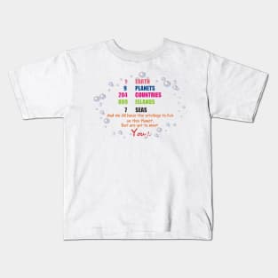 Our Unique & Wonderful Earth Kids T-Shirt